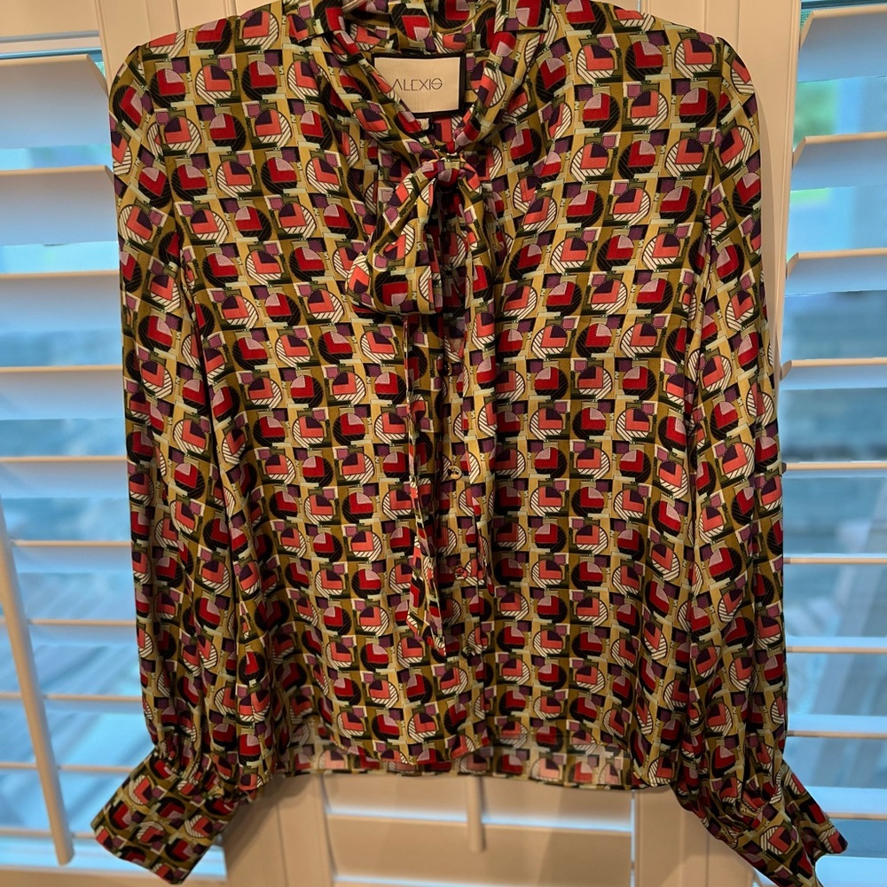 Alexis Vibrant Patterned Women's Blouse
